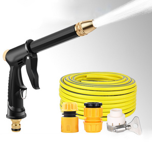 High Pressure Garden Water Gun 10m Spray Car Washing Kit Watering Hose Nozzle Sprinkler