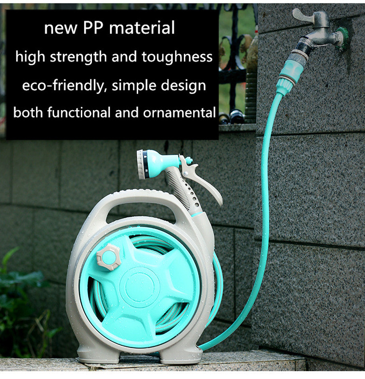 Garden Hose Reel Expandable Magic Flexible Water EU Plastic Hoses Pipe With Spray Gun To Watering Car Wash Spray