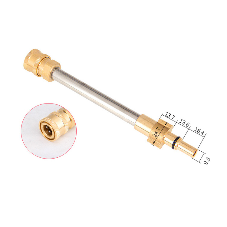 Pressure Washer Adapter 1/4 inches Quick Connect Fitting Adapters Power Car Washing Cleaning Accessory