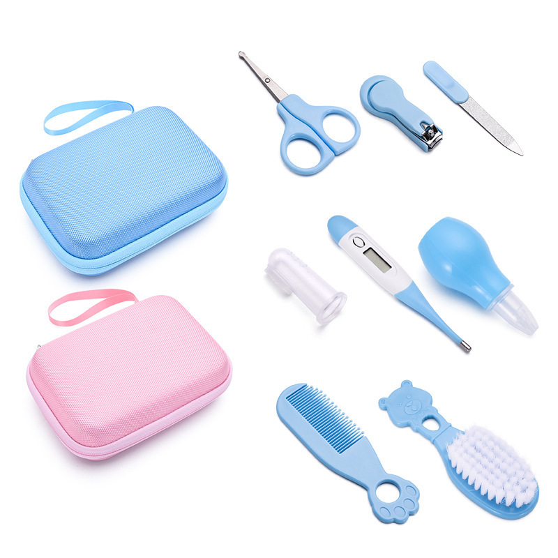 Baby Nail Clipper Set Newborn Baby Hair Brush Safety Baby Care Kit