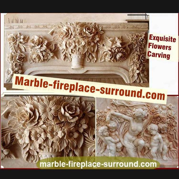 white quyang modern marble fireplace mantle from fireplace mantel manufacturer in China