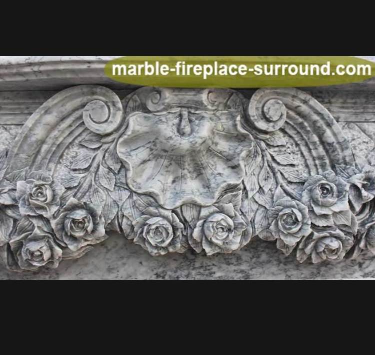 white quyang modern marble fireplace mantle from fireplace mantel manufacturer in China