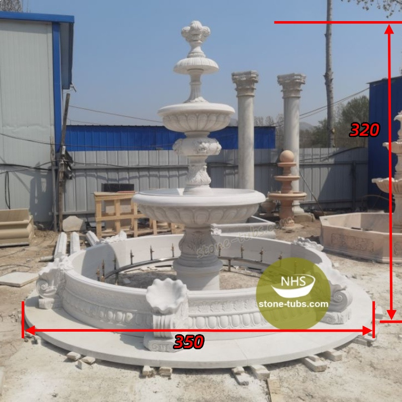 outdoor white marble stone garden water fountain water fountain outdoor garden water fountain for home