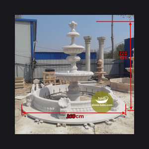 outdoor white marble stone garden water fountain water fountain outdoor garden water fountain for home