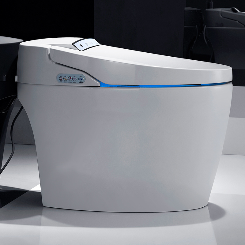 Automatic operation design smart wc intelligent electric toilet one piece siphon jet flushing automatic smart toilet