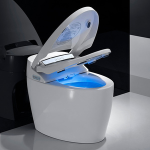 Automatic operation design smart wc intelligent electric toilet one piece siphon jet flushing automatic smart toilet