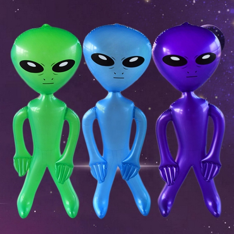 PVC Halloween Christmas Party Decorations Inflatable Aliens Alien Inflatable Toys