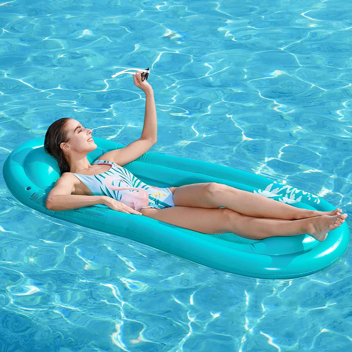 Float water hammock floating pool floating pool P inflatable VC inflatable pool floating bed