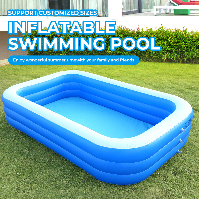 Family Leisure Inflatable PVC Swimming Pool for Adults and Children for Outdoor Garden Backyard above Ground Pools