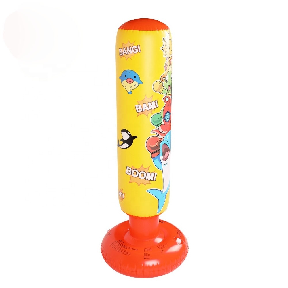 Hot selling customized children's inflatable boxing pole inflatable toys punching bags