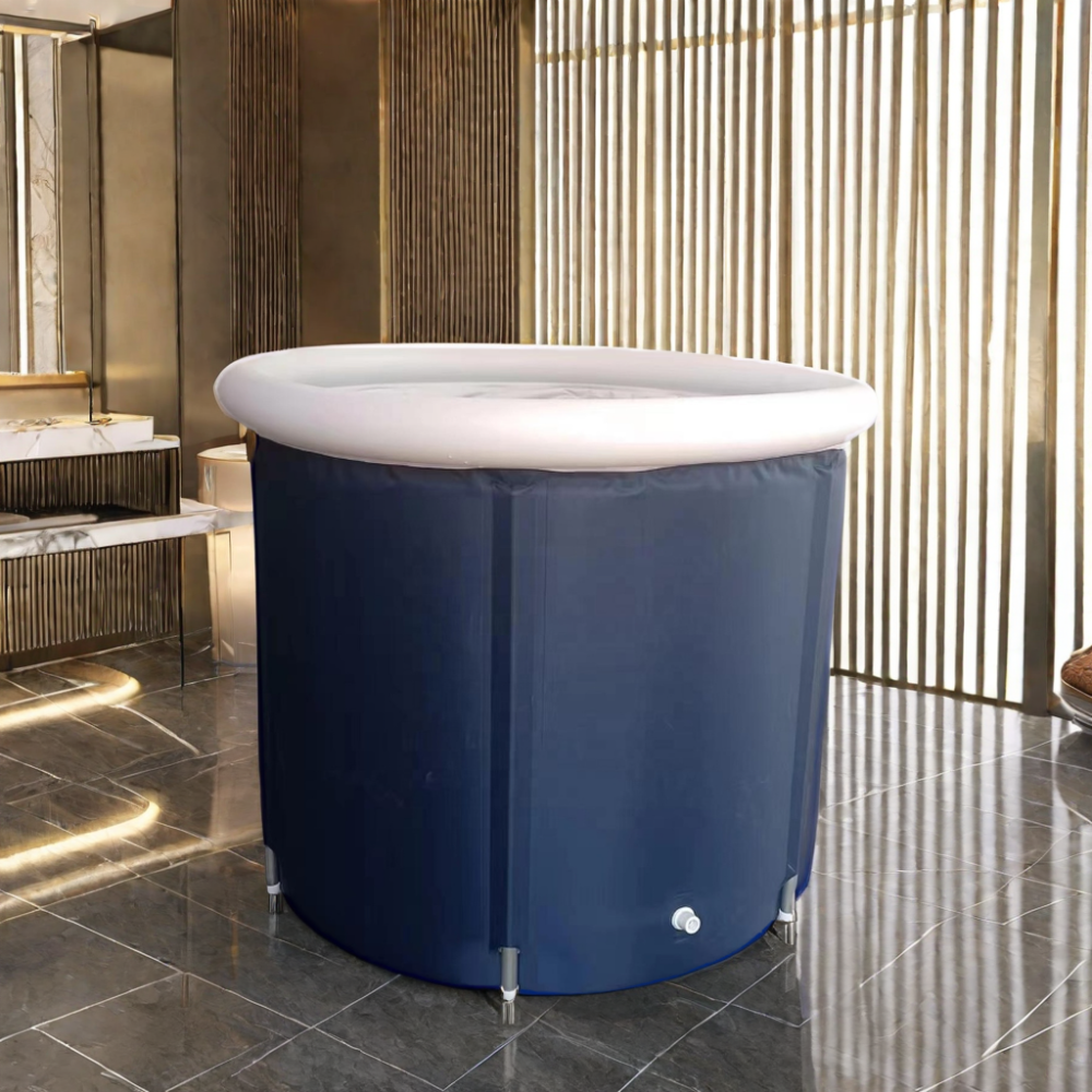 Portable spa pool High-end portable cold plunge ice bath with chiller spa tub Outdoor ice bath chiller