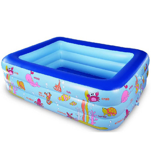 Inflatable PVC swimming pool adult children swimming pool on the ground portable family pool