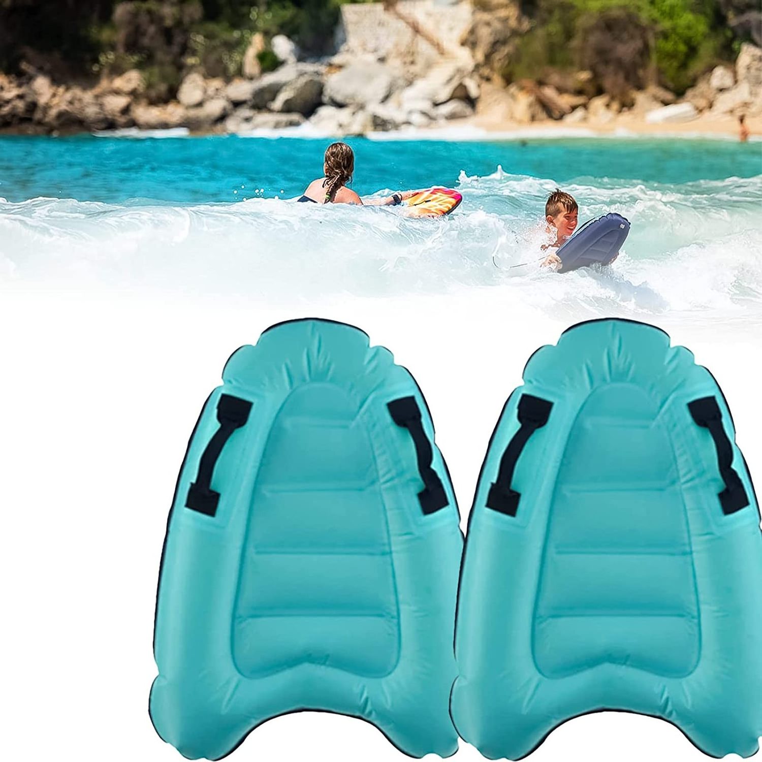 Portable Adult Children's Sea Surf Diving Board Inflatable Surfboard Body Boards For Kids Surfboards Pool Floats Boards