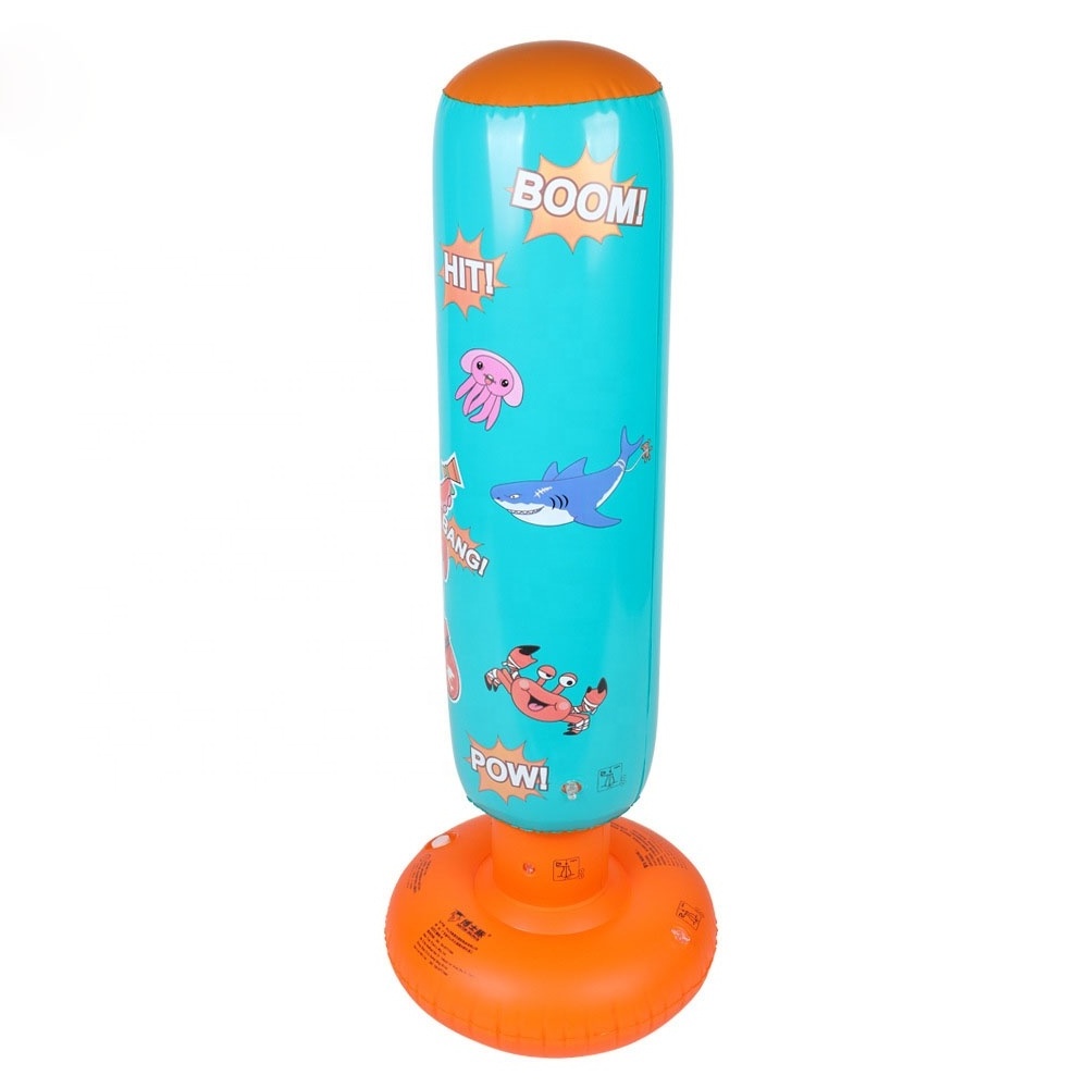 Hot selling customized children's inflatable boxing pole inflatable toys punching bags