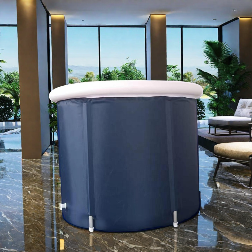 Portable spa pool High-end portable cold plunge ice bath with chiller spa tub Outdoor ice bath chiller