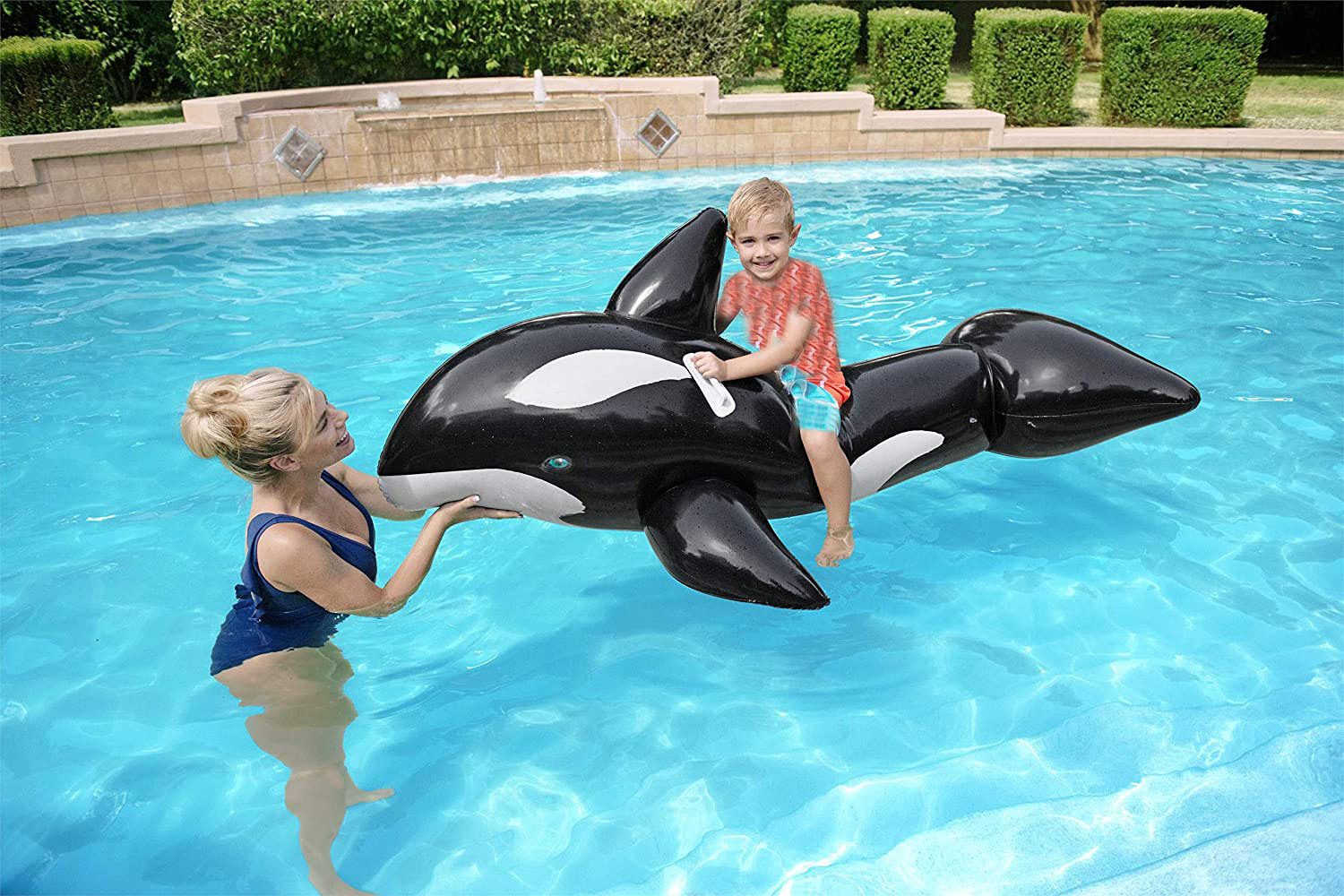 Whales ride inflatable pool floats inflatable toys & accessories baby toys pool floats