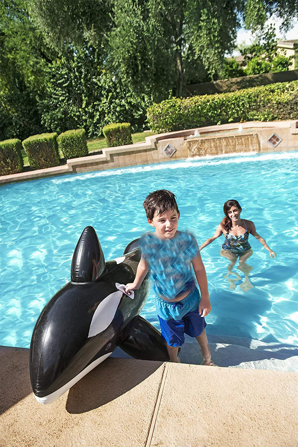 Whales ride inflatable pool floats inflatable toys & accessories baby toys pool floats