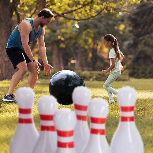 Outdoor Inflatable Bowling Set Inflatable Bowling Package Toys PVC Children's Toys Bowling Balls