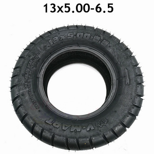 High Performance Go-Kart Beach 13*5.00-6.5 Tubeless Tire Highway Tyre Motor Wheels FLJ K6 13inch Electric Scooter Tires