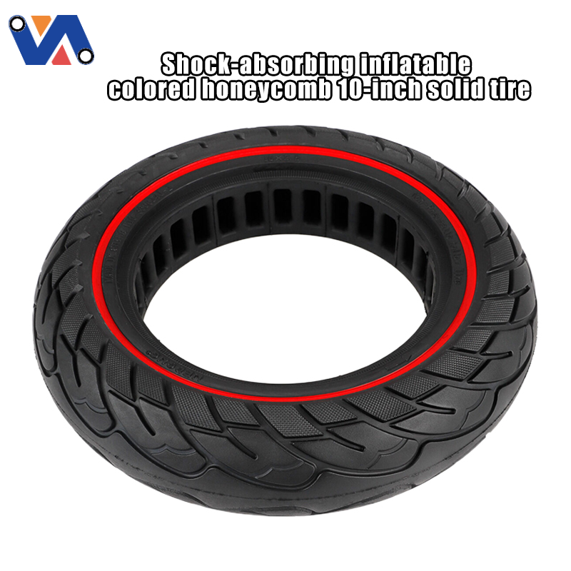 New Image EU Warehouse Scooter Tyre Solid Tire 10*2.5 Max G30 Color Honeycomb Solid Tyre For Ninebot Max G30/G30D/G30P Scooter