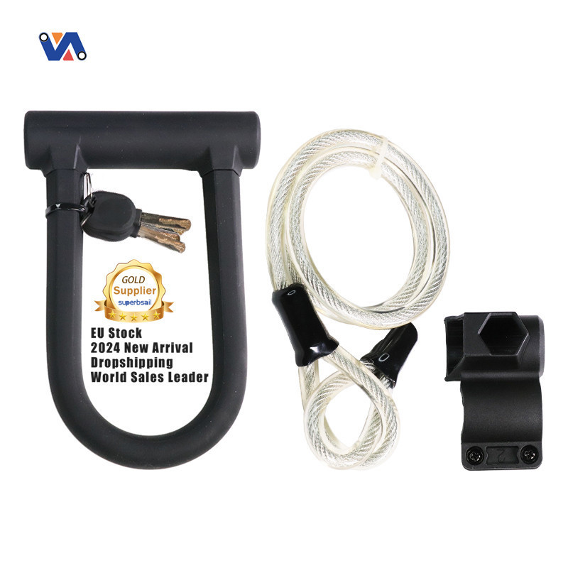 New Image Electric Scooter Accessories Heavy Duty U Lock 16mm Shackle 4ft Length Security Cable U Bolt Lock For Motorbike Lock