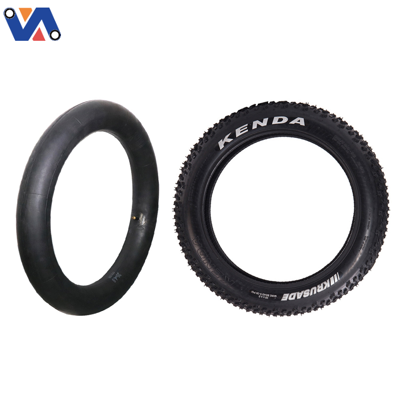 New Image E-bike KENDA 20 Inch Compatible 20x4 Fat Tire Electric Mountain Bike Outer Tyre Inner Tube Fat Bike Tires 20x3.5/4.0