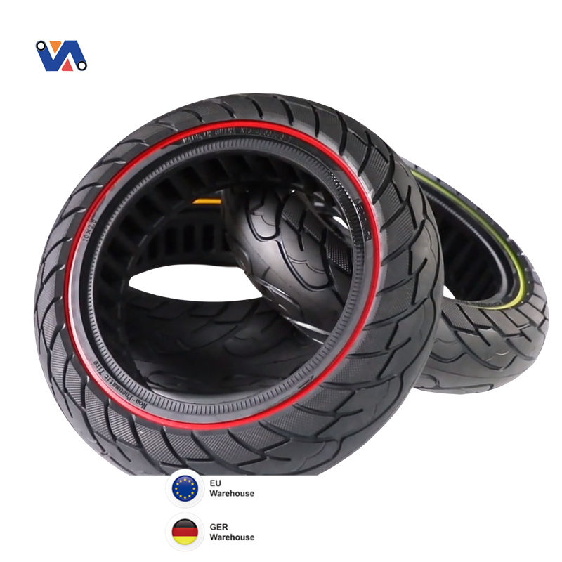 New Image EU Warehouse 10 Inch Color Honeycomb Tire Suitable For Scooter Kugoo M4 Parts Electric Scooter Wheel 10*2.5 Solid Tyre