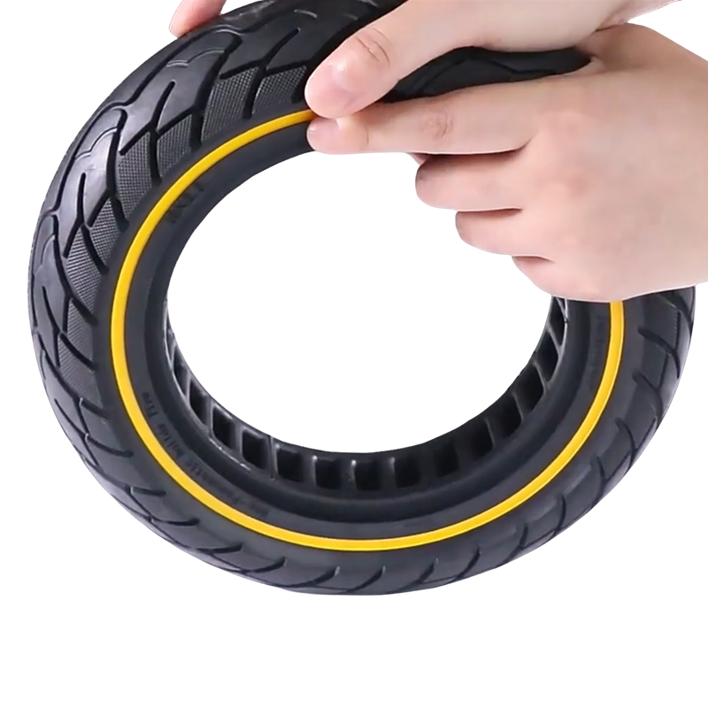 New Image EU Warehouse 10 Inch Color Honeycomb Tire Suitable For Scooter Kugoo M4 Parts Electric Scooter Wheel 10*2.5 Solid Tyre