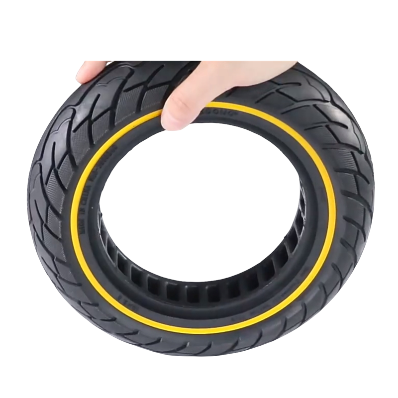 New Image EU Warehouse 10 Inch Color Honeycomb Tire Suitable For Scooter Kugoo M4 Parts Electric Scooter Wheel 10*2.5 Solid Tyre