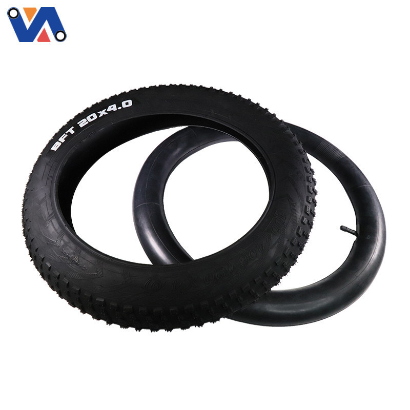 New Image EU Warehouse 20*4.0 Outer Tire Inner Tube MTB Electric Bicycle Part Fat Bike Snow Tires 20 Inch 20x4.0 Fat Cycle Tyres