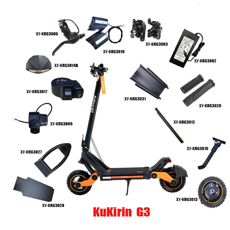 Wholesale Motor Tire Charger Fender Brake Dashboard Full Sets Scooter Spare Parts Fit For Kukrin G3 Spare Parts 100% New