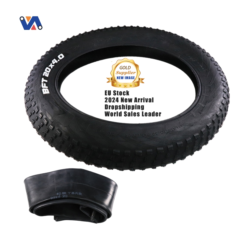 New Image E-bike Accessory 20 Inch Compatible With 20 x 4.0 Electric Mountain Bike Outer Tyre Inner Tube Fat Bike Tires 20x4.0