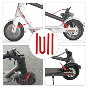 PVC Front & Rear Wheel Decorative Reflector Sticker For M365/Pro Electric Scooter Spare Parts M365 Wheel Sticker