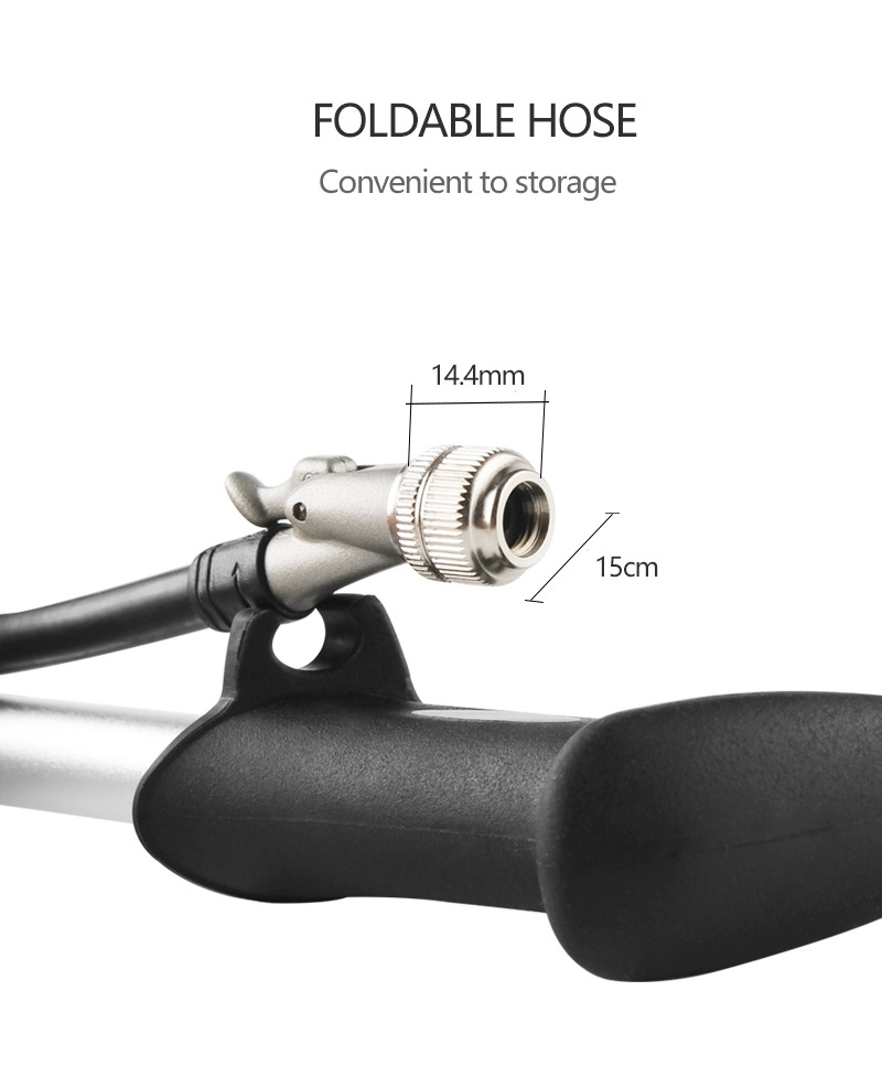 300psi High-pressure Bicycle Tire Pump Road Bike Cycling Pump With Lever Gauge For MTB Fork Presta Schrader Air Bicycle Pump