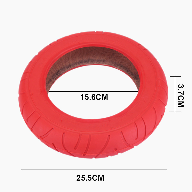 New Image Red Color 10 Inch Scooter Tire Automatic Intelligent Balance 10*2 Inch Outer Tire For M365 Electric Scooter Snow Tires