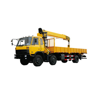 New 12Ton Truck Mounted Telescopic Boom Lorry Crane SQ12SK3Q In Stock