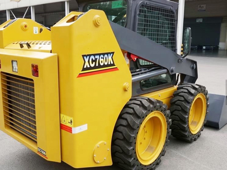 China Brand New Mini Skid Steer Loader with Bucket  XC760K with Optional Attachments Price