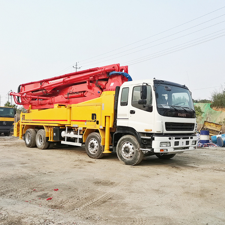 Brand New 43m Hydraulic Boom Truck Mounted Concrete Pump Truck with Parts HB43K