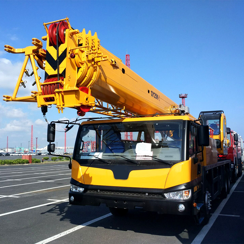 Chinese Top Brand Factori Price 25 Tons Heavy Rough Terrain Pallet Crane Truck QY25K5L For Sale