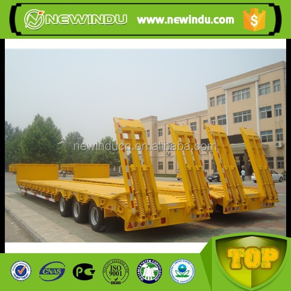 Chinese 2 Axles/3 Axles/4 Axles Low Bed Semi Trailer For Excavator