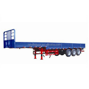 Chinese 2 Axles/3 Axles/4 Axles Low Bed Semi Trailer For Excavator