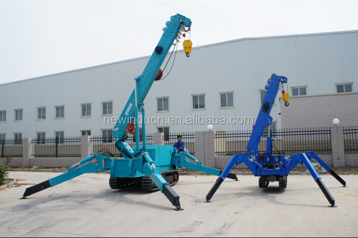 High quality KEBU 3 ton crawler crane KB3.0 mini spider crane sale in UAE