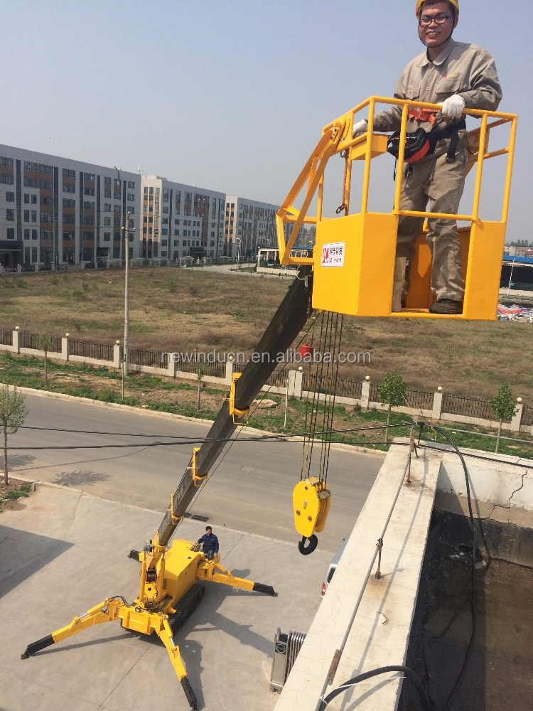 High quality KEBU 3 ton crawler crane KB3.0 mini spider crane sale in UAE