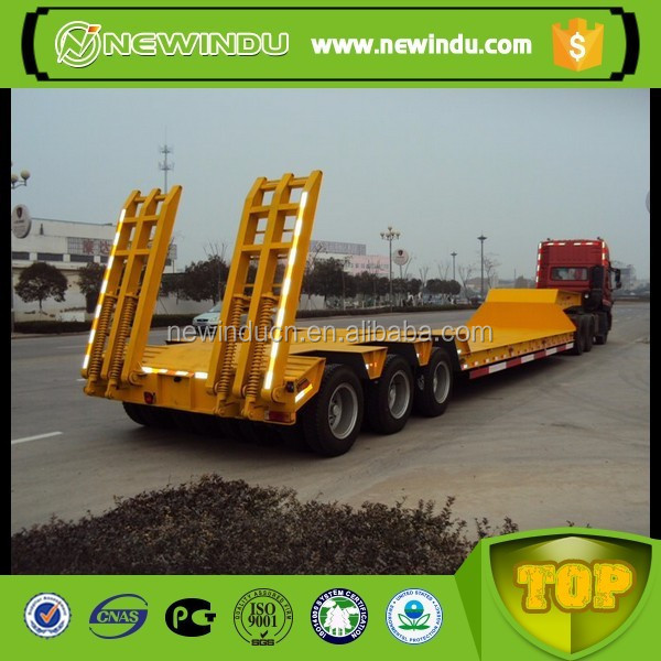 Chinese 2 Axles/3 Axles/4 Axles Low Bed Semi Trailer For Excavator