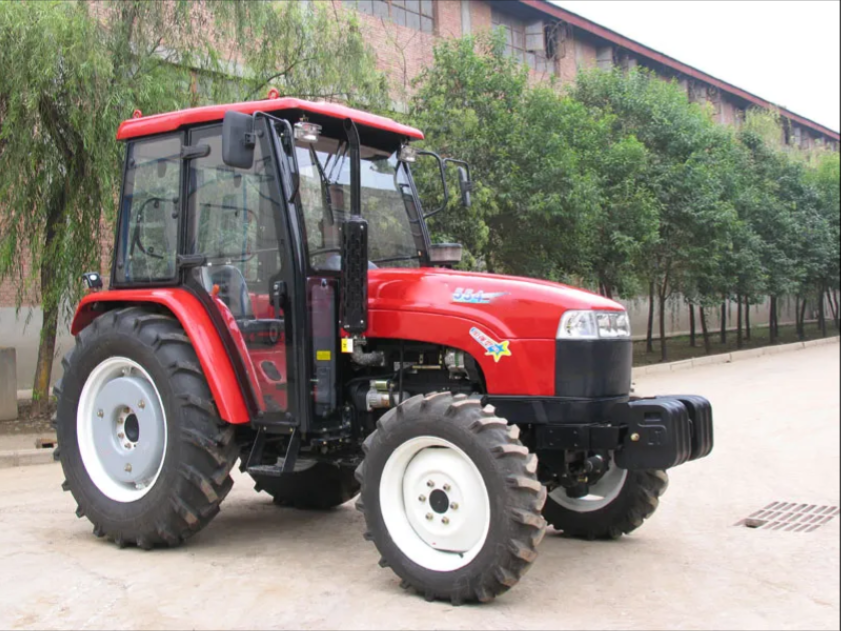 China Diesel High Power MG600 60hp Garden Tractor with Snow Plow on hot sale