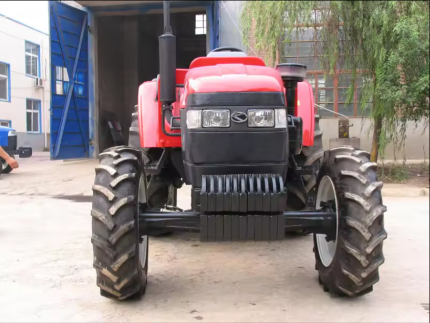 China Diesel High Power MG600 60hp Garden Tractor with Snow Plow on hot sale