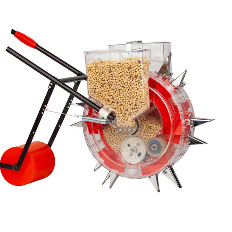 agricultural bean peanut seeding planter manual push fertilizer seeder seeding machine for sale