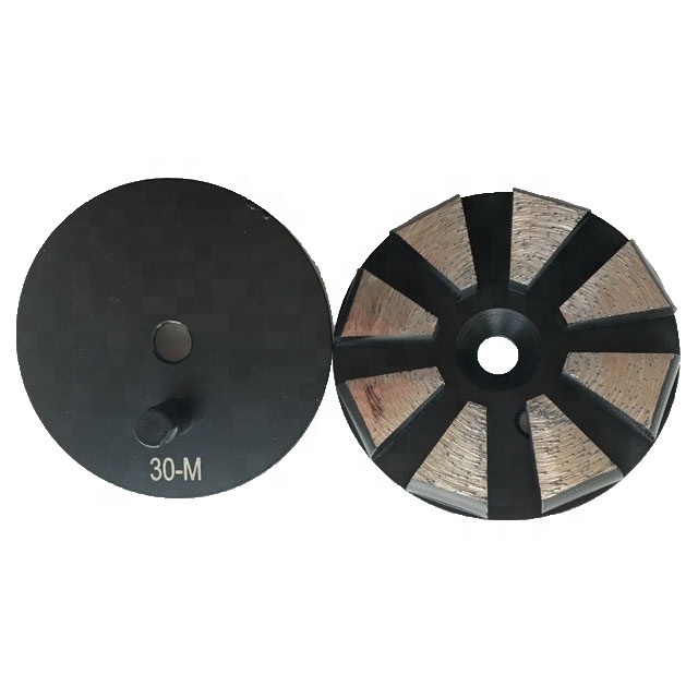 Customized  marble diamond wedge block grinding head polishing pads for tiles In stock