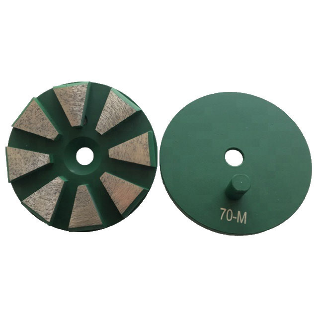 Customized  marble diamond wedge block grinding head polishing pads for tiles In stock