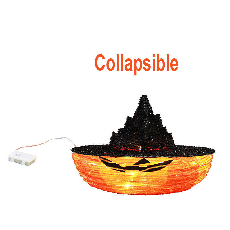 2024 new products 70cm LED  halloween collapsible pumpkin gnomes decorations lights